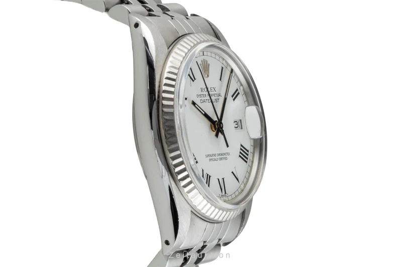 Rolex Datejust steel / white gold automatic men's watch 16014 Vintage [2602899]