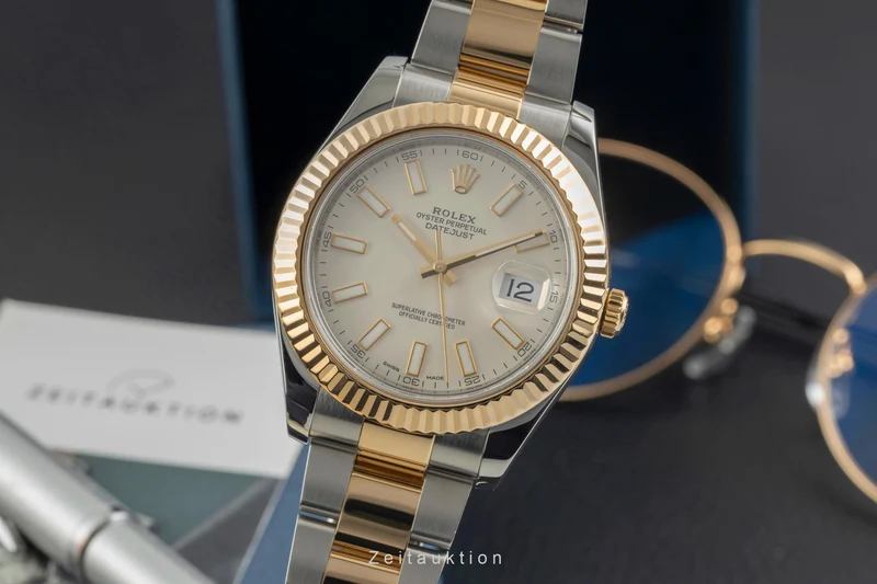 Rolex Datejust steel / gold automatic men's watch 116333 [2603784]
