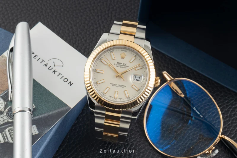 Rolex Datejust steel / gold automatic men's watch 116333 [2603784]