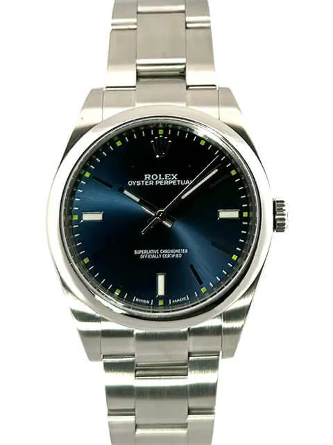 Rolex Oyster Perpetual 39 114300 Blau