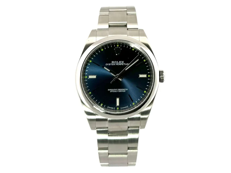 Rolex Oyster Perpetual 39 114300 Blau