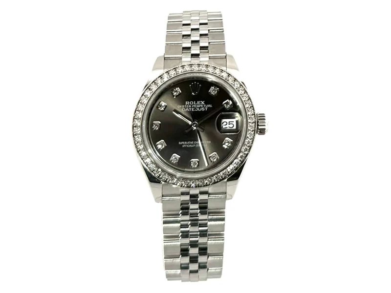 Rolex Datejust 28 Ref. 279384RBR Rhodium Diamant Jubile-Band
