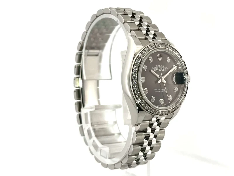 Rolex Datejust 28 Ref. 279384RBR Rhodium Diamant Jubile-Band