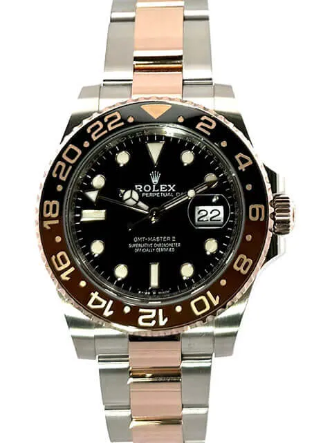 Rolex GMT-Master II Edelstahl / 18 kt Everose-Gold Ref. 126711CHNR