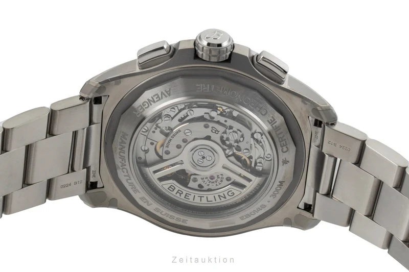 Breitling Avenger chronograph titanium automatic men's watch EB0148101B1E1 LP: 10150EUR [2603650]