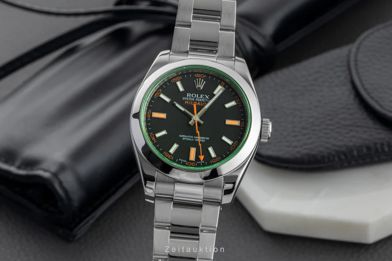 Rolex Milgauss steel automatic men's watch 116400GV [2603492]