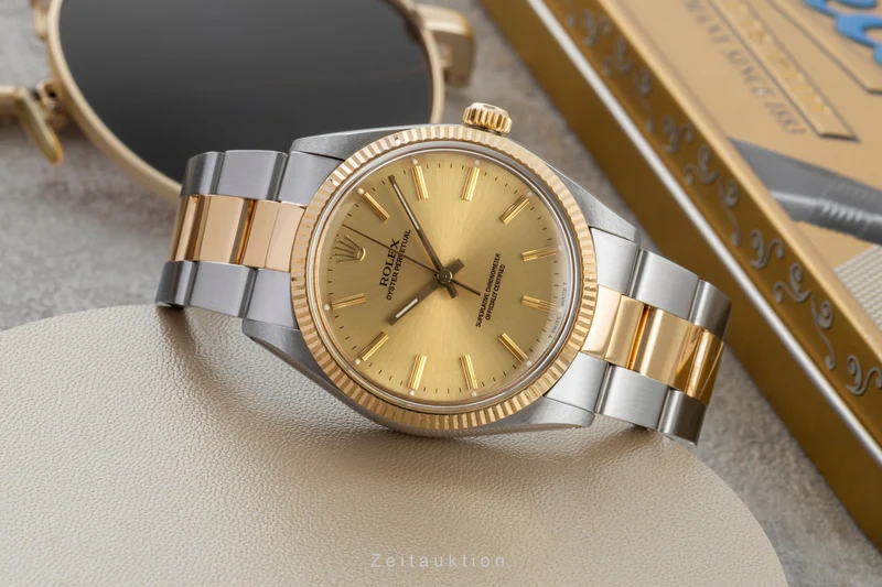 Rolex Oyster Perpetual steel / gold automatic men's watch 1005 [2603092]