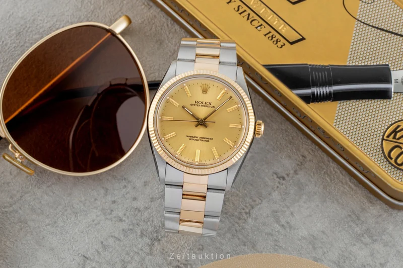 Rolex Oyster Perpetual steel / gold automatic men's watch 1005 [2603092]