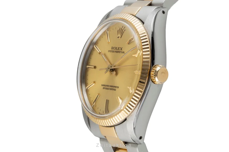 Rolex Oyster Perpetual steel / gold automatic men's watch 1005 [2603092]