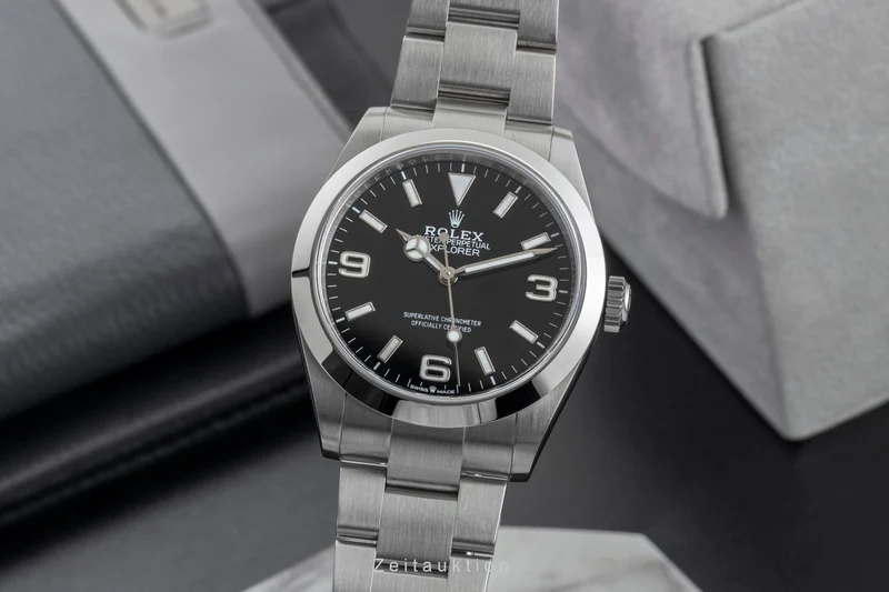 Rolex Explorer steel automatic men's watch 224270 [2603501]