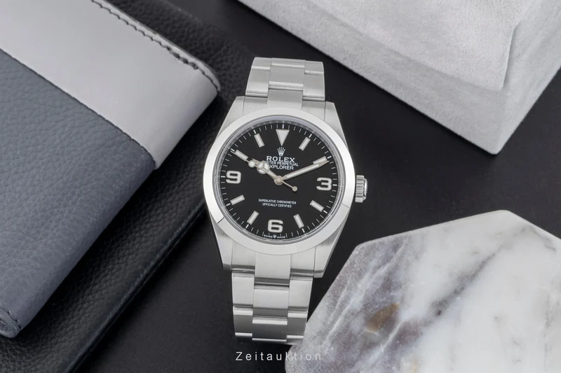 Rolex Explorer steel automatic men's watch 224270 [2603501]