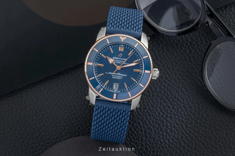 Breitling Superocean Heritage 42 steel / gold automatic men's watch UB2010161C1S1 LP: 7200EUR [2603726]