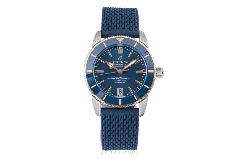 Breitling Superocean Heritage 42 steel / gold automatic men's watch UB2010161C1S1 LP: 7200EUR [2603726]
