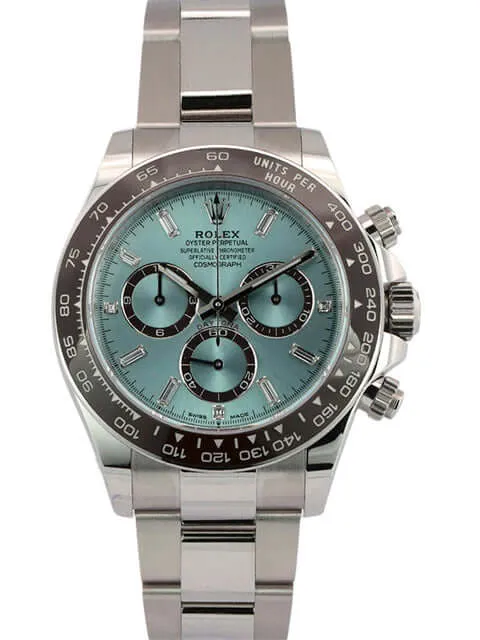 Rolex Daytona Platin 126506 Eisblau Diamant