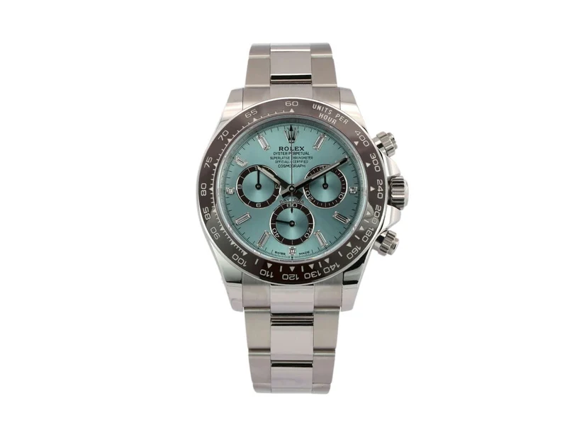 Rolex Daytona Platin 126506 Eisblau Diamant