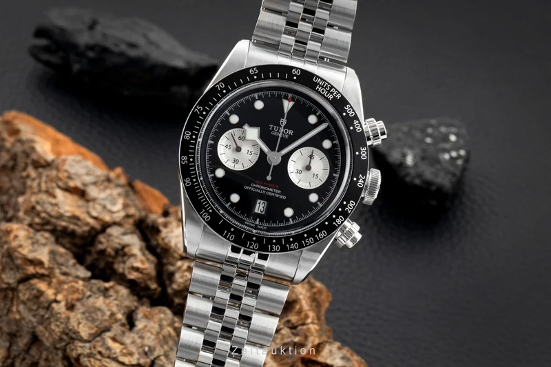 Tudor Black Bay chronograph steel automatic men's watch 79360N LP: 5760EUR [2603420]