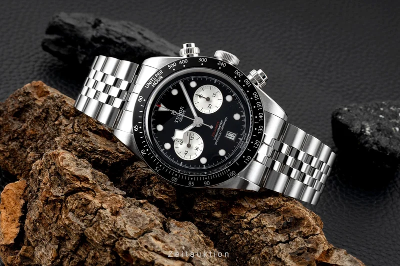 Tudor Black Bay chronograph steel automatic men's watch 79360N LP: 5760EUR [2603420]