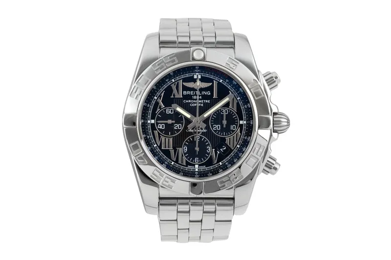 Breitling Chronomat 44 chronograph steel automatic men's watch AB0110 [2603203]