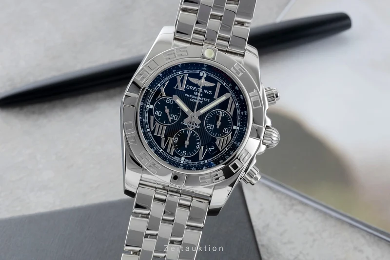 Breitling Chronomat 44 chronograph steel automatic men's watch AB0110 [2603203]