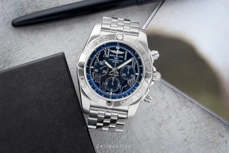 Breitling Chronomat 44 chronograph steel automatic men's watch AB0110 [2603203]