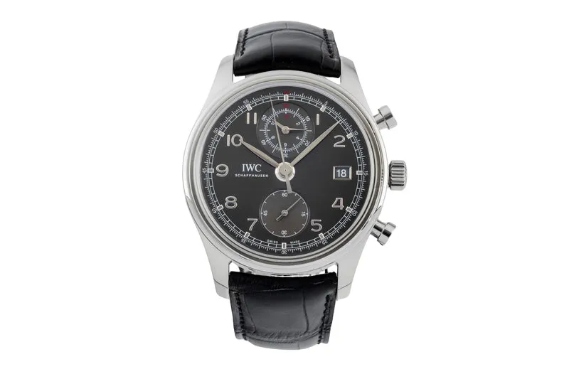 IWC Portugieser chronograph steel automatic men's watch IW390404 [2603356]