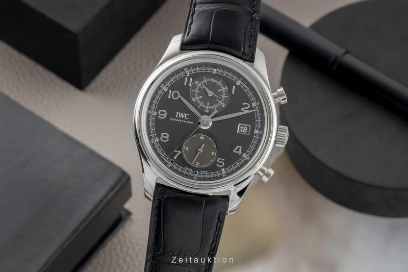 IWC Portugieser chronograph steel automatic men's watch IW390404 [2603356]