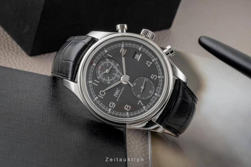 IWC Portugieser chronograph steel automatic men's watch IW390404 [2603356]