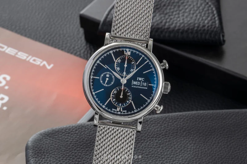 IWC Portofino chronograph steel automatic men's watch IW391010 [2603735]