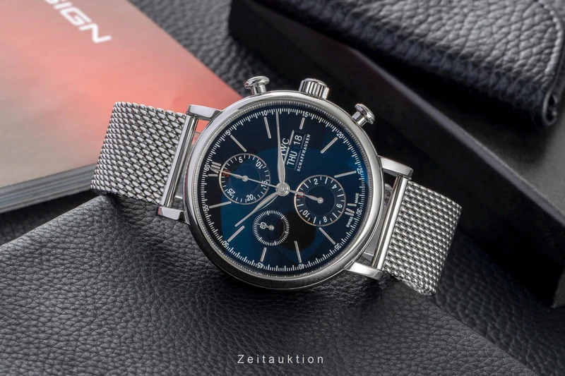 IWC Portofino chronograph steel automatic men's watch IW391010 [2603735]