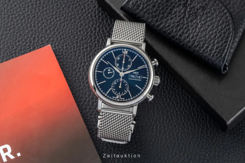 IWC Portofino chronograph steel automatic men's watch IW391010 [2603735]