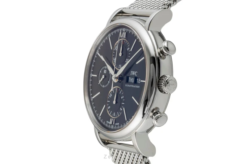 IWC Portofino chronograph steel automatic men's watch IW391010 [2603735]