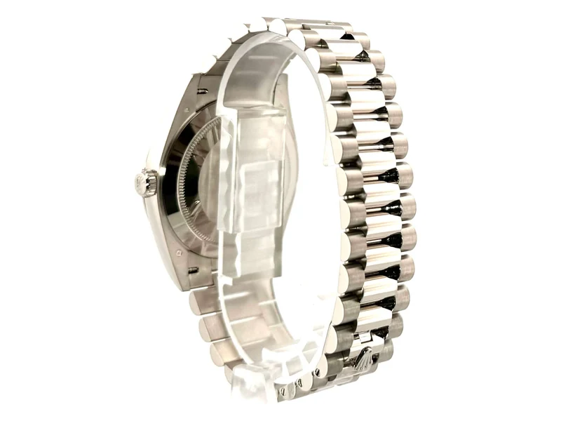 Rolex Day-Date 40 Weißgold 228239 Schwarz Diamant