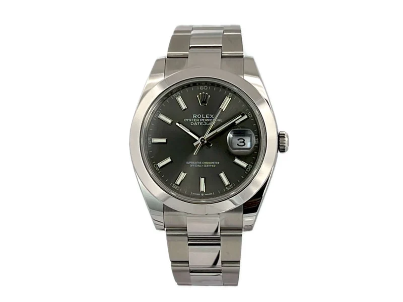 Rolex Datejust 41 Edelstahl 126300 Rhodium