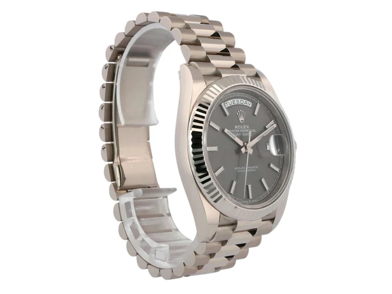 Rolex Day-Date 40 18 kt Weißgold 228239 Rhodium