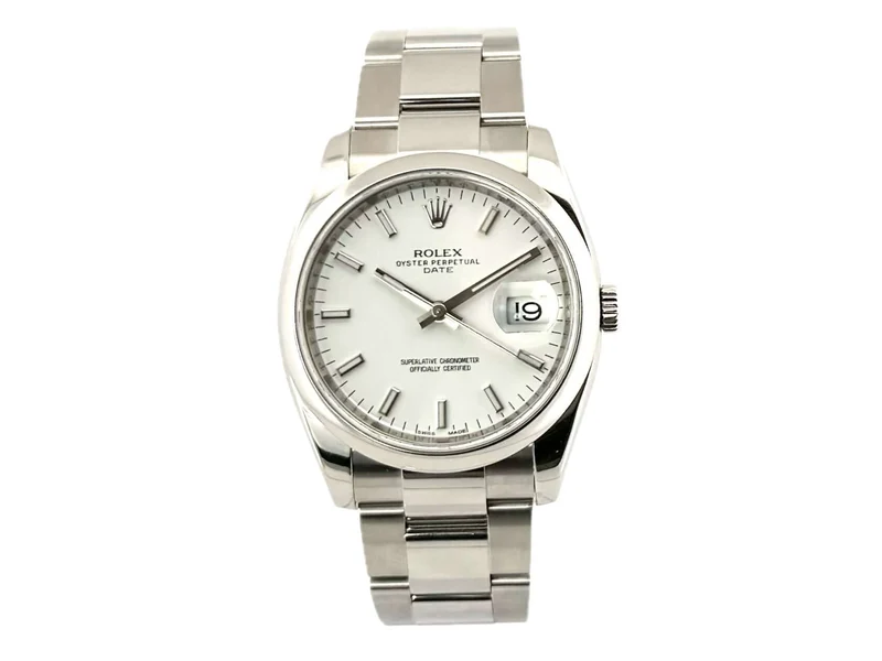Rolex Oyster Perpetual Date 34 Ref. 115200 Weiß