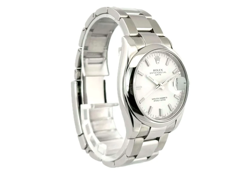 Rolex Oyster Perpetual Date 34 Ref. 115200 Weiß
