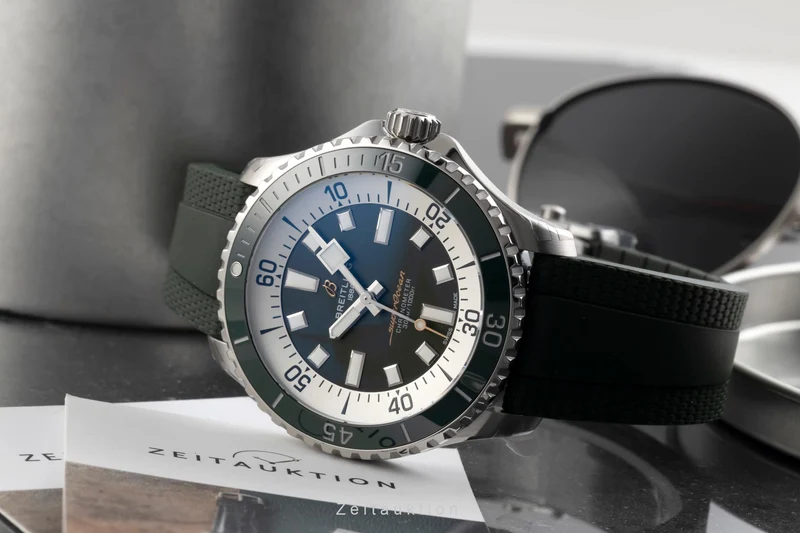 Breitling Superocean steel automatic men's watch A17376A31L1S1 LP: 5550EUR [2603717]