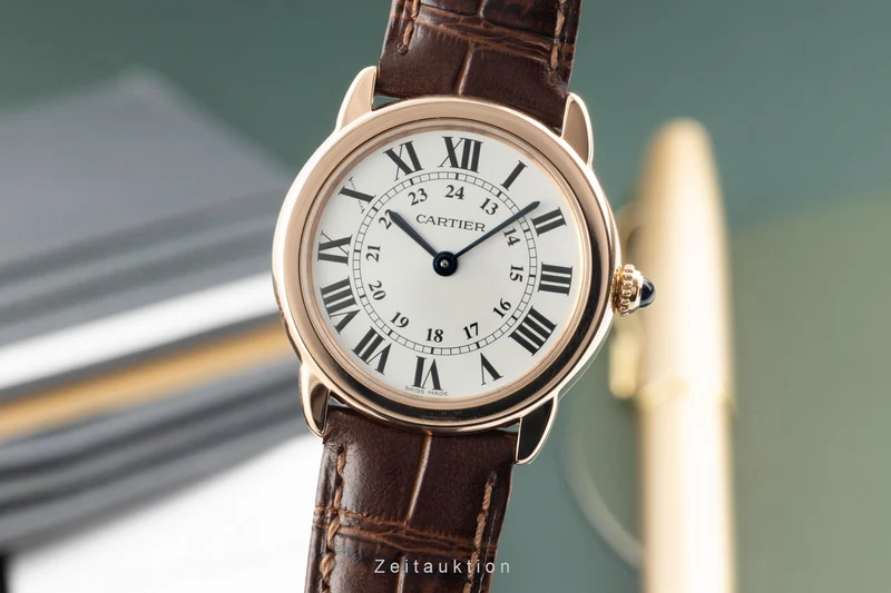 Cartier Ronde Solo 18 ct red gold quartz women's watch W6701007 [2603772]