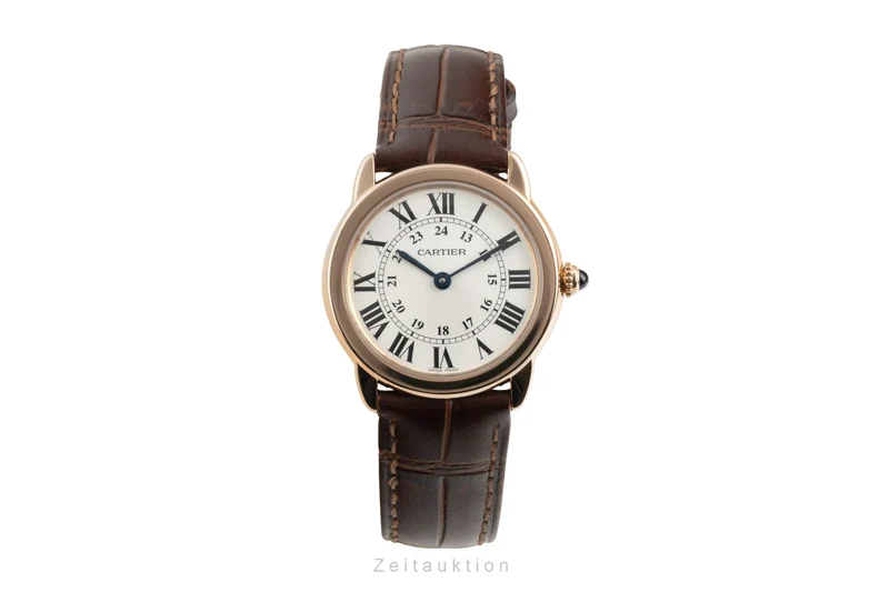 Cartier Ronde Solo 18 ct red gold quartz women's watch W6701007 [2603772]