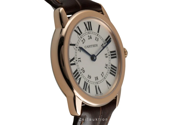 Cartier Ronde Solo 18 ct red gold quartz women's watch W6701007 [2603772]
