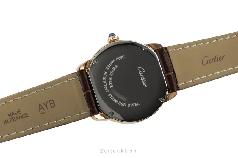 Cartier Ronde Solo 18 ct red gold quartz women's watch W6701007 [2603772]