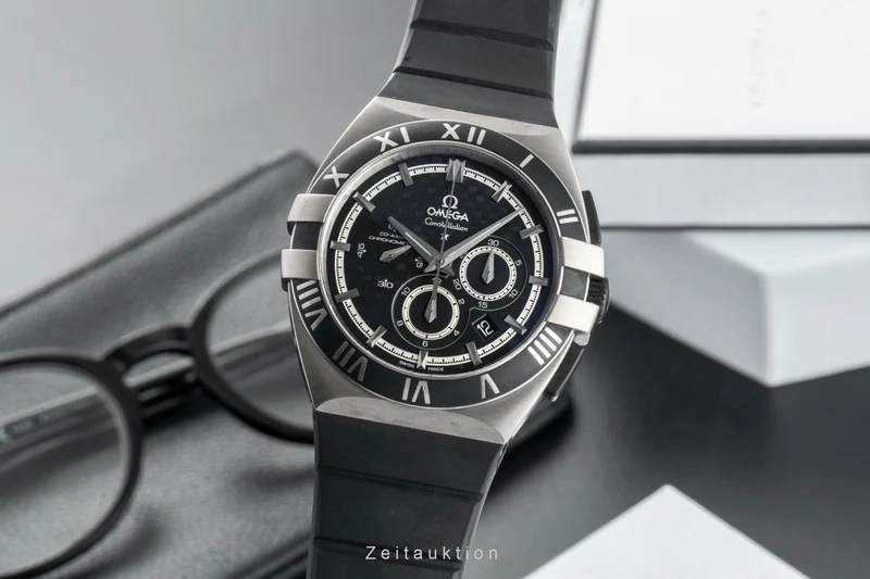Omega Constellation chronograph titanium automatic men's watch 121.92.41.50.01.001 [2603206]