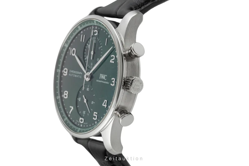 IWC Portugieser chronograph steel automatic men's watch IW371615 LP: 9100EUR [2603212]