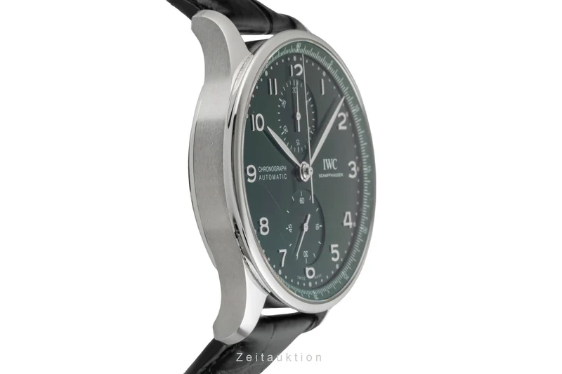 IWC Portugieser chronograph steel automatic men's watch IW371615 LP: 9100EUR [2603212]