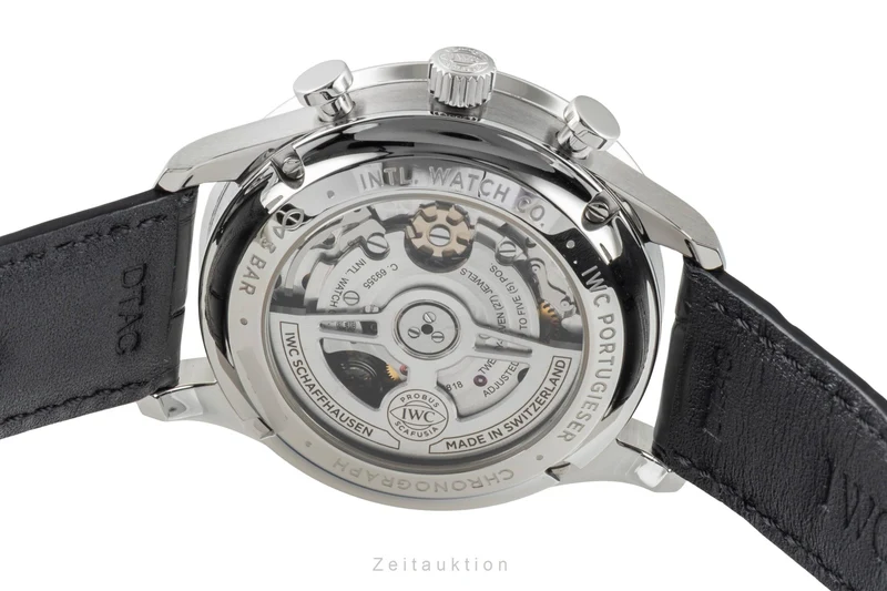 IWC Portugieser chronograph steel automatic men's watch IW371615 LP: 9100EUR [2603212]