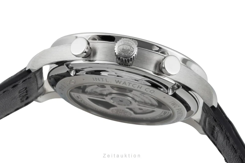 IWC Portugieser chronograph steel automatic men's watch IW371615 LP: 9100EUR [2603212]