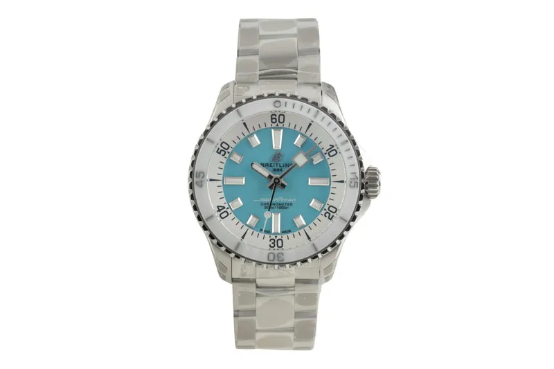 Breitling Superocean steel automatic women's watch A17377211C1A1 LP: 5650EUR [2603699]