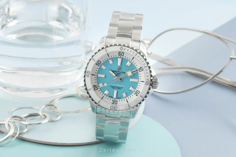 Breitling Superocean steel automatic women's watch A17377211C1A1 LP: 5650EUR [2603699]