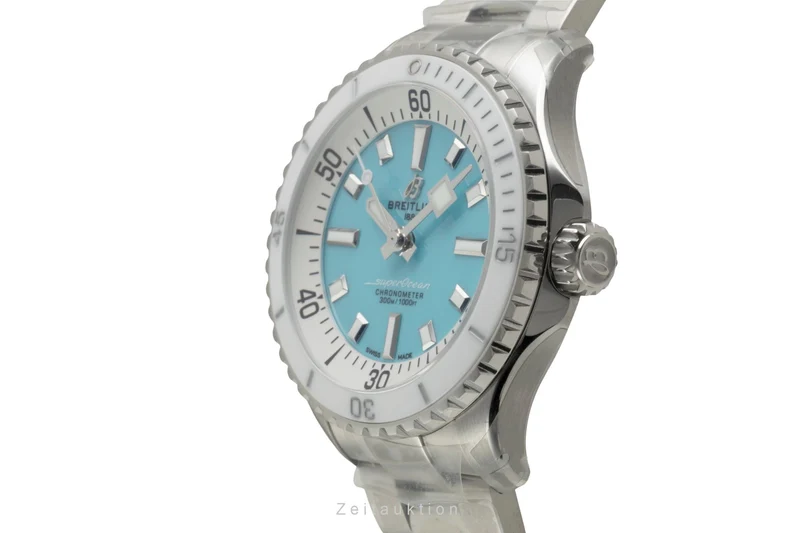 Breitling Superocean steel automatic women's watch A17377211C1A1 LP: 5650EUR [2603699]