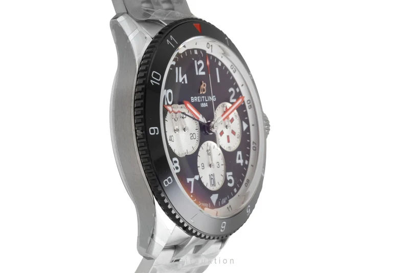 Breitling Super Avi chronograph steel automatic men's watch YB04451A1B1A1 LP: 11850EUR [2603665]